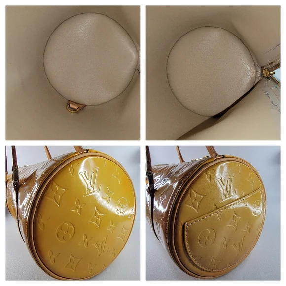 LOUIS VUITTON Monogram Papillon Vernis Patent Leather Handbag - Picture 8 of 11